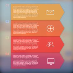 Set of infographic template layouts Flow chart secuence numbered banner N10