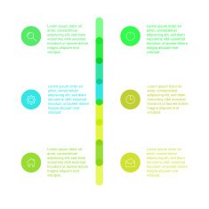 Set of infographic template layouts Flow chart secuence numbered banner N44