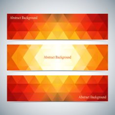 Modern Colorful Set Of Vector Banners For Your Design