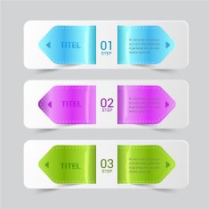 Tag leather glassy banner