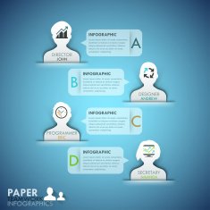 Modern infographic option template N12