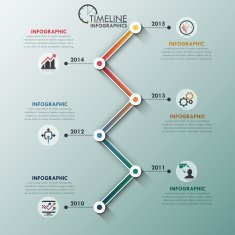 Modern infographics options banner N299