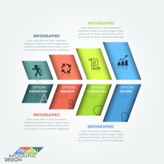 Modern infographics options banner N304