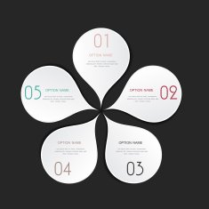 Infographic Templates for Business Vector Illustration N606