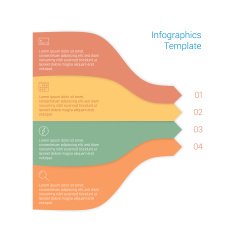 Set of infographic template layouts Flow chart secuence numbered banner N50