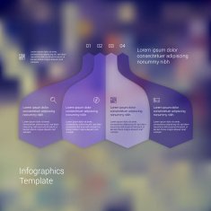 Set of infographic template layouts Flow chart secuence numbered banner N52