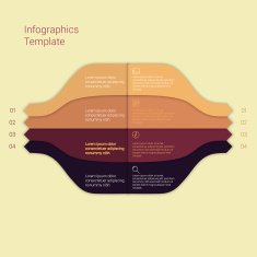 Set of infographic template layouts Flow chart secuence numbered banner N75