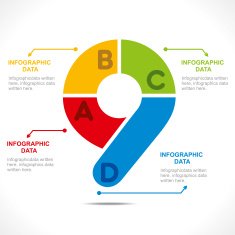 creative number info-graphics N2