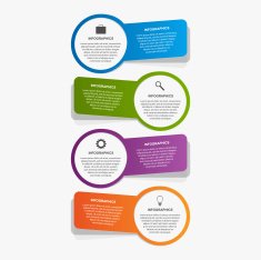 Abstract infographic template Design elements