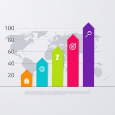 Vector illustration infographic five options N15