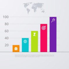 Vector illustration infographic five options N16