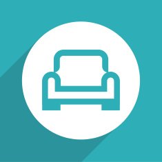 Vector armchair vector icon Illustration EPS10 N6
