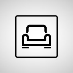 Vector armchair vector icon Illustration EPS10 N10