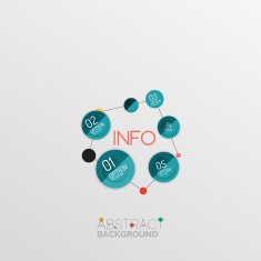 Geometric abstract shape infographic layouts N9