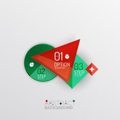 Geometric abstract shape infographic layouts N13