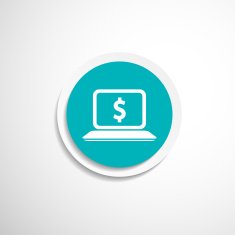 High-quality laptop screen with the Dollar Economy concept N12