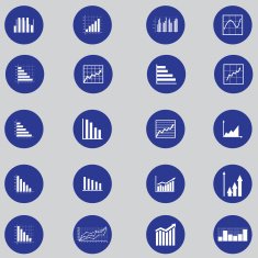 Infographic elements Pie chart Items for business statistics