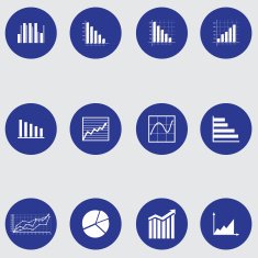 Infographic elements Items for business statistics and reports N3