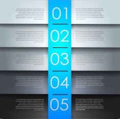 clean numbered banners N3