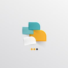 Modern abstract geometric info banner N96
