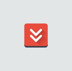 Colorful download web button Modern flat design N32