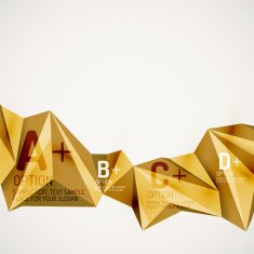 Geometric shapes in the air Vector abstract background N160