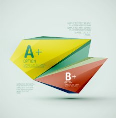 Geometric shapes in the air Vector abstract background N166