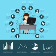 Office syndrome infographics N2