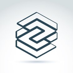 Abstract symbol vector graphic design element icon N5