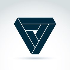 Abstract symbol vector graphic design element icon N6