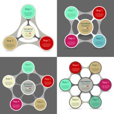 Vector infographics set N13