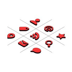 Vector isometric icon set Web N3