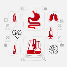 medicine sticker infographic N12