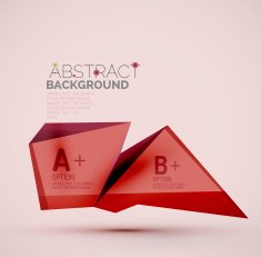Geometric shapes with sample text Abstract template N105