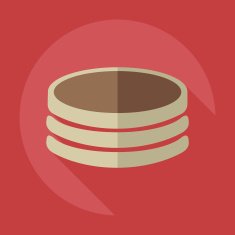 Flat concept set modern design with shadow marketing sales N15