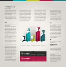 Infographics page layout