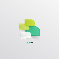 Modern abstract geometric info banner N121