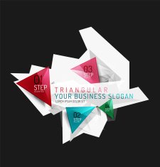 Vector fresh business abstract infographic N9