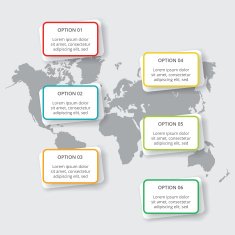 Vector elements for infographic N4
