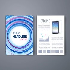 Templates Design Set of Web Mail Brochures Mobile Technology Infographic N53