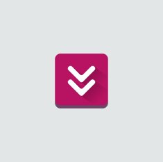 Colorful download web button Modern flat design N60