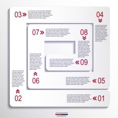 Infographics vector design template N158