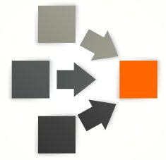 Design template with squares N2