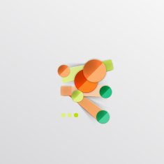 Modern abstract geometric info banner N146