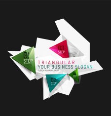 Vector fresh business abstract infographic N18