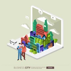 City on Laptop N8