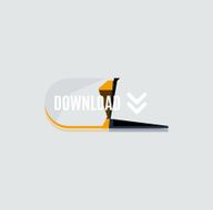 Colorful download web button Modern flat design N65
