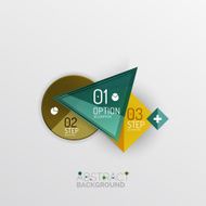 Geometric abstract shape infographic layouts N22