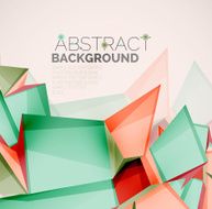 Geometric shapes with sample text Abstract template N150