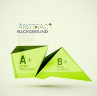 Geometric shapes with sample text Abstract template N151